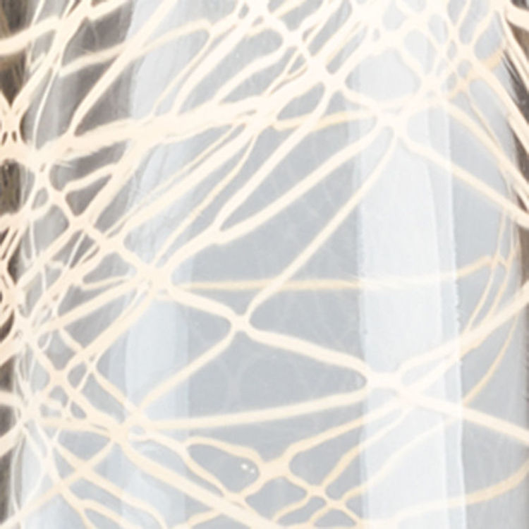 CLEAR WHITE-THREADED GLASS